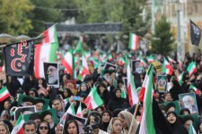 نمایش همبستگی بانوان ایلامی در اجتماع زینبیون