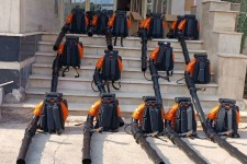 ۱۸ دمنده آتش‌نشانی به دهیاران سیروان تحویل شد