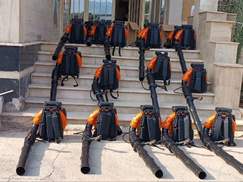 ۱۸ دمنده آتش‌نشانی به دهیاران سیروان تحویل شد