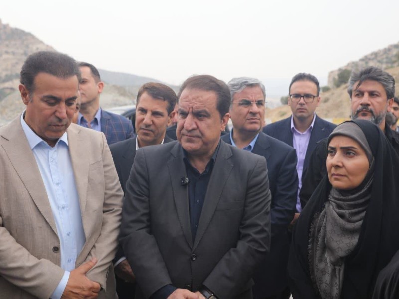 بازدید وزیر راه و شهرسازی از پروژه تونل دوم آزادی