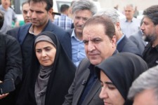 وزیر راه و شهرسازی از پروژه رانشی ماربره بازدید کرد