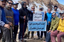 کوهنوردان دهلرانی به قله سبلان صعود کردند