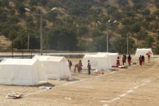 راه‌اندازی اردوگاه اسکان اضطراری اربعین «چغاسبز» ایلام  