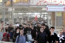 حضور پرشور زائران اربعین در مرز مهران