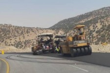 آغاز عملیات روکش آسفالت محور تونل آزادی - سرابله