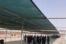 ۳۰۰۰ مترمربع سایبان در مهران احداث شد