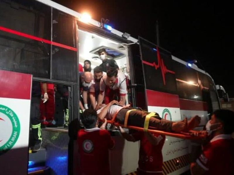 انتقال ۶ زائر مصدوم از عراق به مرز مهران