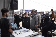 بازدید فرمانده سپاه ایلام از پایانه مرزی مهران