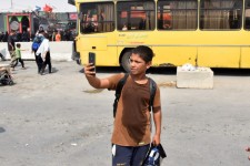 شور و شوق زائران اربعین در قاب سلفی