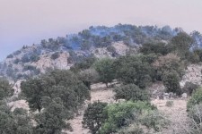 ارتفاعات سیه‌چَل ایلام دچار حریق شد