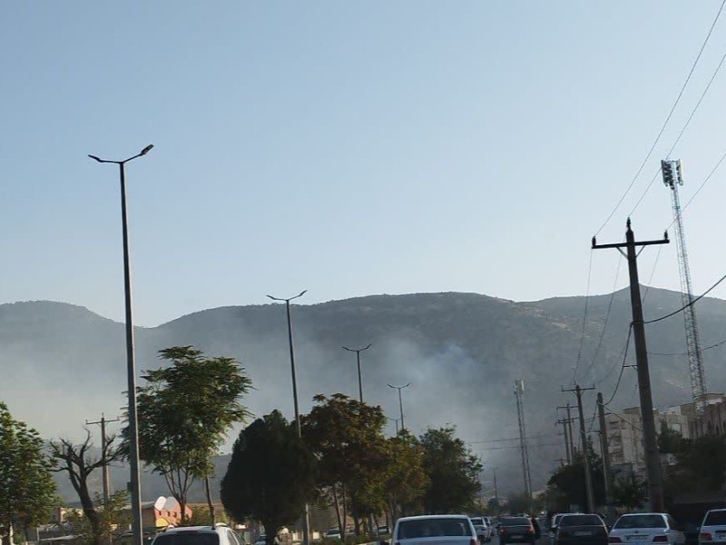 حریق «سیه‌چل» پس از مهار دوباره شعله‌ور شد