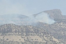 مهار آتش‌سوزی ارتفاعات سیه‌چل ایلام با تلاش نیروهای سپاه، بسیج و گروه‌های مردمی