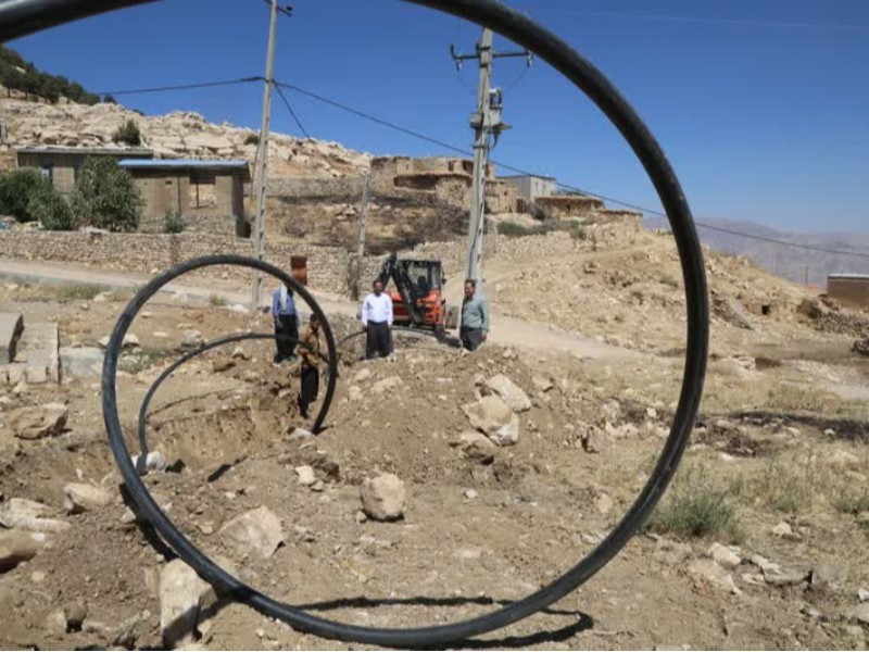 ۶۰ خانوار شاران هلیلان به آب پایدار رسیدند