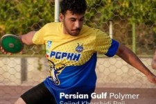 ورزشکار ایلامی در مسابقات پرتاب دیسک خوش درخشید