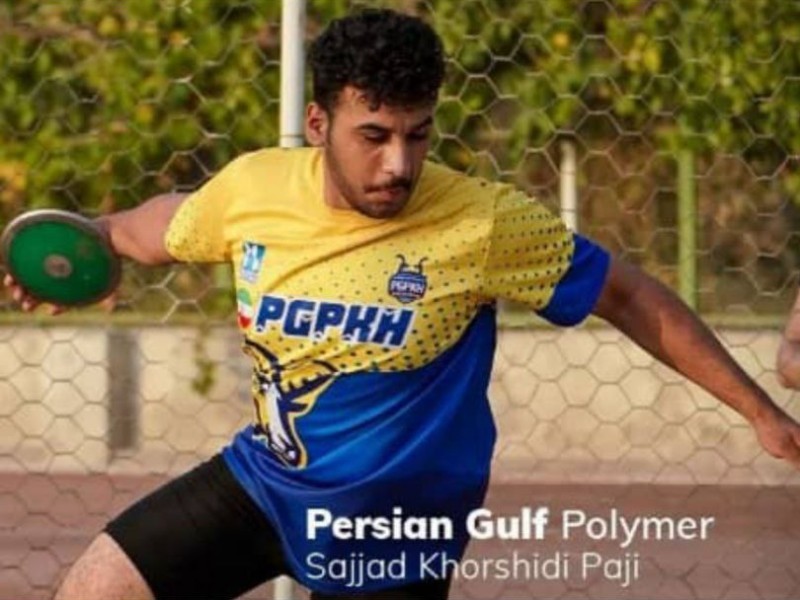 ورزشکار ایلامی در مسابقات پرتاب دیسک خوش درخشید