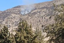 ارتفاعات کبیرکوه ملکشاهی دچار حریق شد