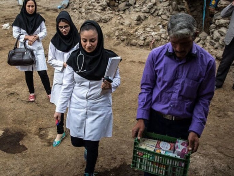 ارائه خدمات پزشکی به روستای هفت‌چشمه ایلام