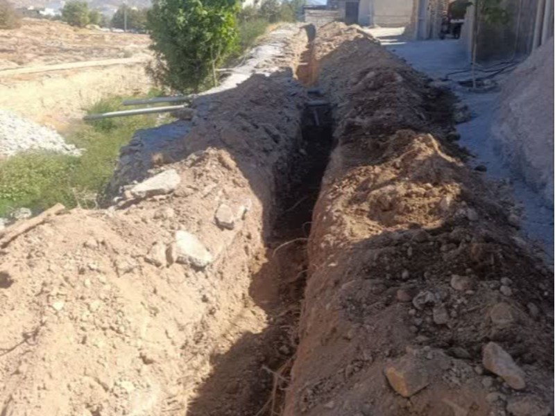 اجرای ۵۵۰ متر لوله‌گذاری برای ارتقای آب شرب ایلام