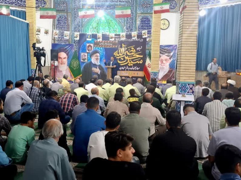 بزرگداشت سالگرد شهادت شهدای جبهه مقاومت در ایلام