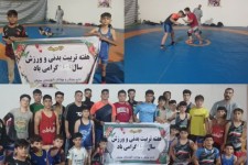 رقابت‌های کشتی در هلیلان برگزار شد