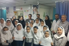 قدردانی دانش‌آموزان مهرانی از تلاش پرستاران