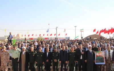 برگزاری گرامیداشت سالروز عملیات محرم در یادمان شهدای شرهانی