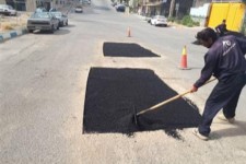 ترمیم راه‌های ایلام با ۹۱ هزار تُن عملیات لکه‌گیری