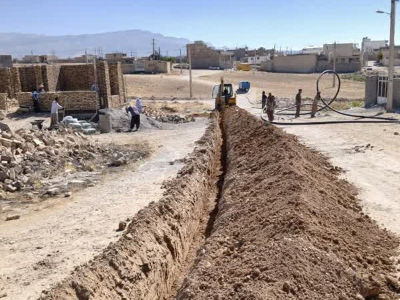 ۲۳۲۰ متر لوله‌گذاری برای بهبود شبکه آب در ایلام