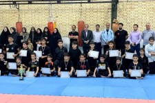 تجلیل از مدال‌آوران کونگ‌فو مهران در مسابقات استانی