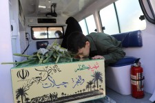 برگزاری آیین استقبال از شهدای گمنام در فرودگاه ایلام