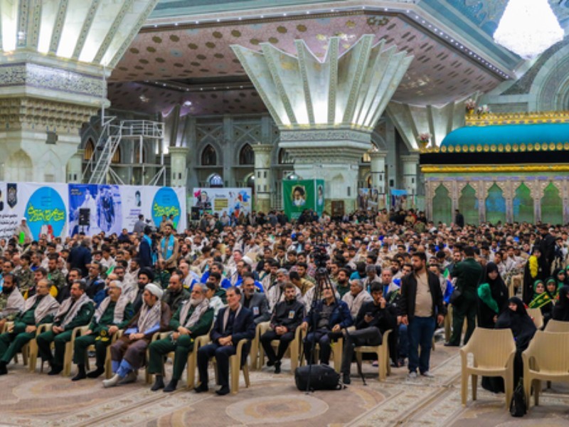 تجدید میثاق بسیجیان با آرمان‌های امام خمینی (ره)