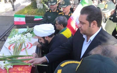 تشییع پیکر مطهر شهید گمنام در چرداول