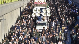 مراسم تشییع پیکر شهدای گمنام در ایلام برگزار شد