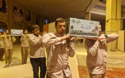 مراسم وداع با شهدای گمنام در ایلام برگزار شد