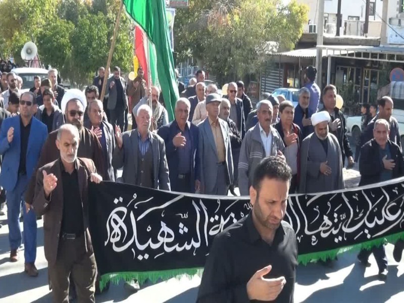 برگزاری مراسم عزاداری شهادت حضرت زهرا (س) در بدره