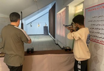 مسابقات تیراندازی در مهران برگزار شد