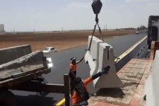 نصب ۱۳ کیلومتر نیو جرسی در مسیرهای ایلام