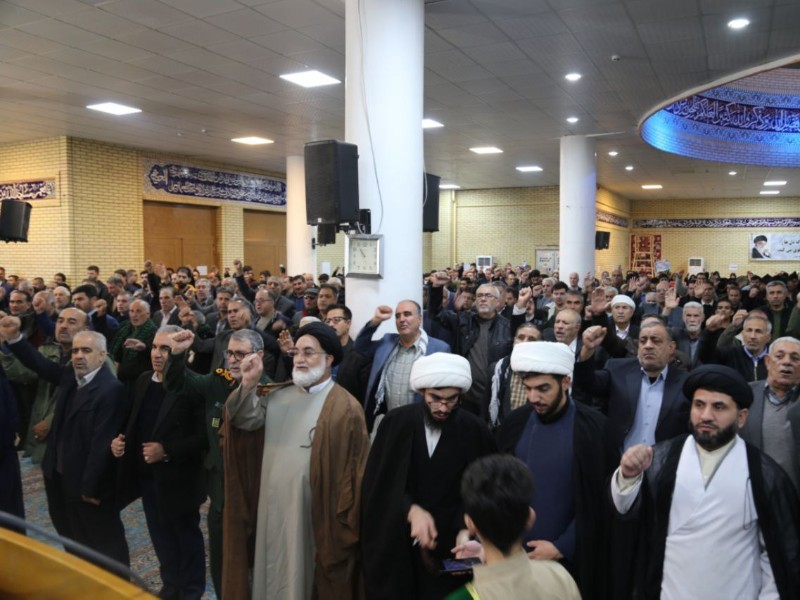 مراسم گرامیداشت یوم‌الله نهم دی در ایوان برگزار شد