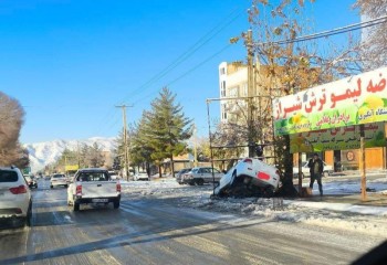 لغزندگی معابر ایلام حادثه‌ساز شد