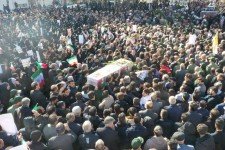 تشییع پیکر شهید امنیت در ایلام