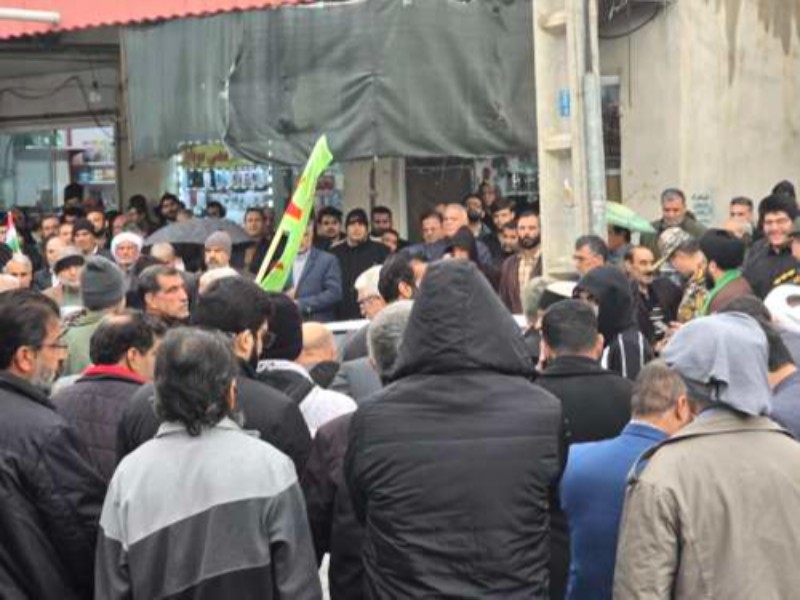 راهپیمایی مردم چرداول و آبدانان علیه اغتشاشگران