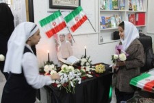 همدلی دانش‌آموزان ایلامی با دختر شهید مدافع امنیت