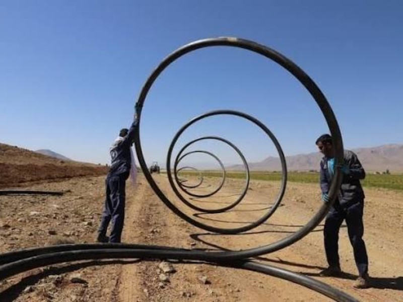 توسعه ۱۰۰۰ متر شبکه توزیع آب در ایوان