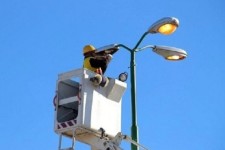 تعویض ۱۶۰ چراغ قدیمی با ال‌ای‌دی در دشت عباس