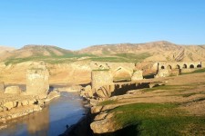 آخرین وضعیت احداث پل گاومیشان در شهرستان دره‌شهر