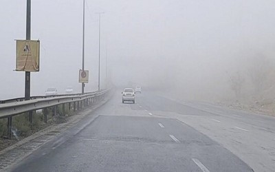 مه شدید در مسیر شهرستان سیروان
