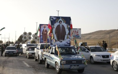 آغاز دهه فجر و رژه خودرویی در ایلام