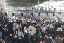 حضور پرشور عاشقان اهل‌بیت (ع) در مرز مهران
