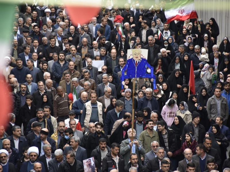 خروش پرشور ایلامی ها در یوم الله ۲۲ بهمن