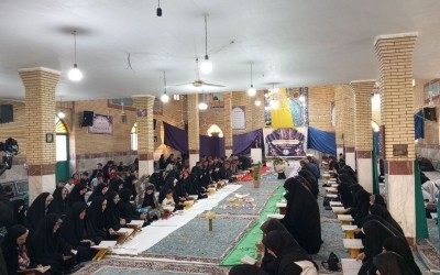 محفل انس با قرآن در روستای زنجیره علیا